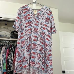 Emily McCarthy linen above the knees swing dress size small